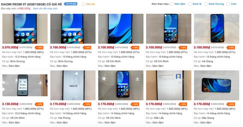 Redmi 9T đổi trả đại hạ giá, sắm ngay vì rẻ hơn máy mới tận cả triệu Redmi 9T đổi trả đại hạ giá, sắm ngay vì rẻ hơn máy mới tận cả triệu
