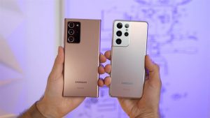 Điện thoại Samsung Galaxy Note 20 Ultra và Samsung Galaxy S21 Ultra 5G