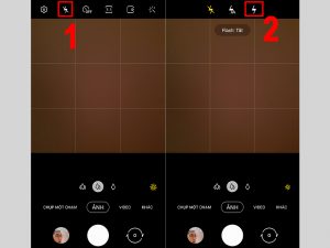Bật flash cho camera trước điện thoại Samsung