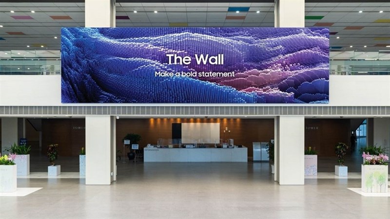 Samsung ra mắt TV The Wall microLED 2021 Samsung ra mắt TV The Wall microLED 2021