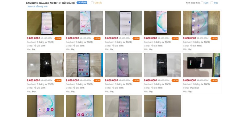 Samsung Galaxy Note 10+ cũ Samsung Galaxy Note 10+ cũ