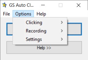 Options trong Auto Click Options trong Auto Click