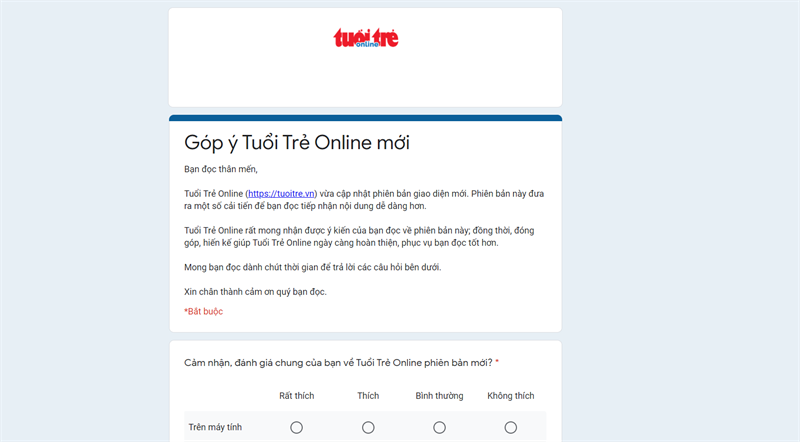 Liên hệ góp ý Báo Tuổi Trẻ Liên hệ góp ý Báo Tuổi Trẻ