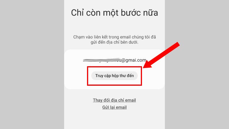 Xác thực tài khoản qua email