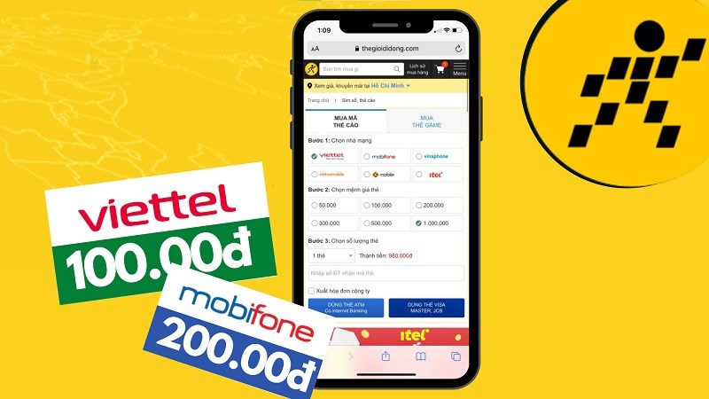 Cách mua mã thẻ cào điện thoại online Cách mua mã thẻ cào điện thoại online