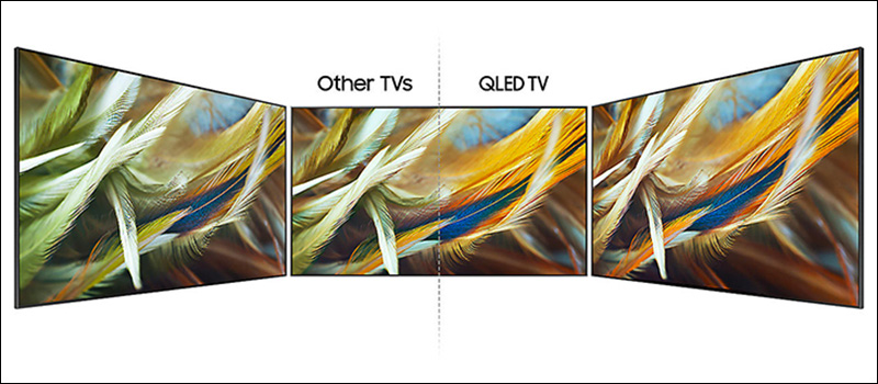 TV QLED với hình ảnh đồng nhất từ mọi góc nhìn