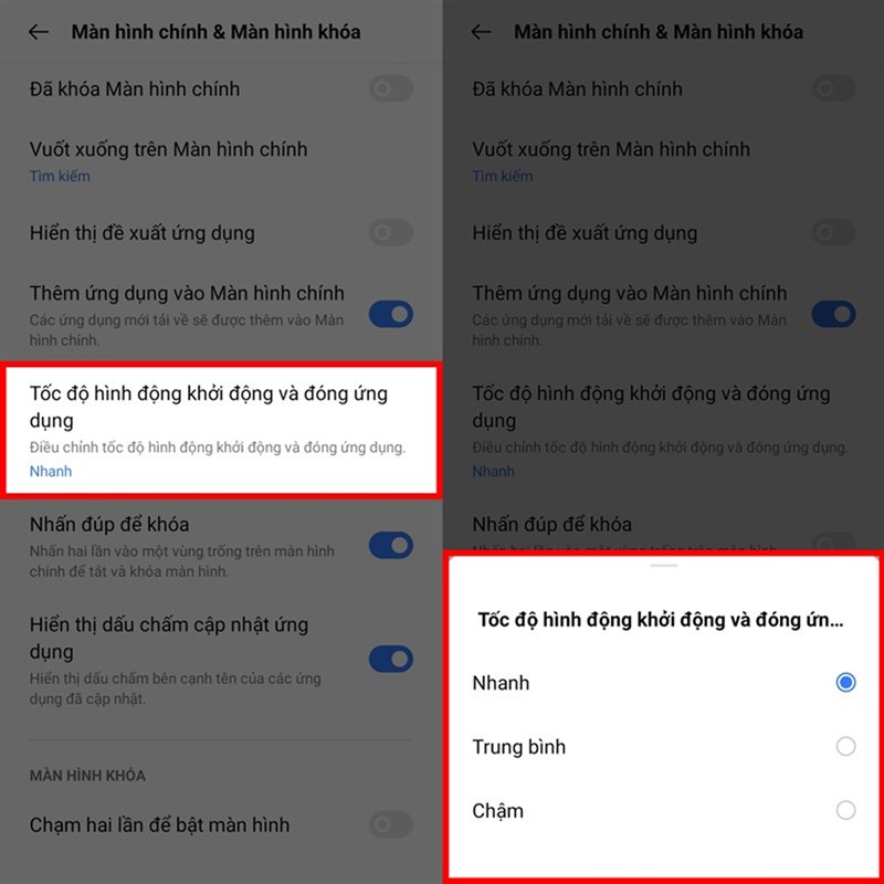 Tốc độ hay mở ứng dụng Tốc độ hay mở ứng dụng