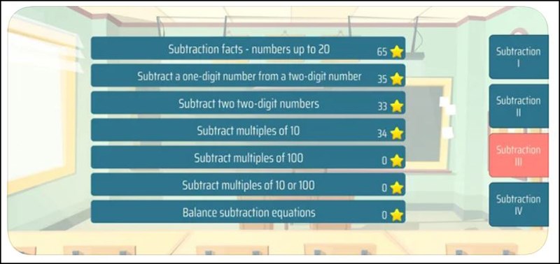 Subtraction Math Trainer Subtraction Math Trainer