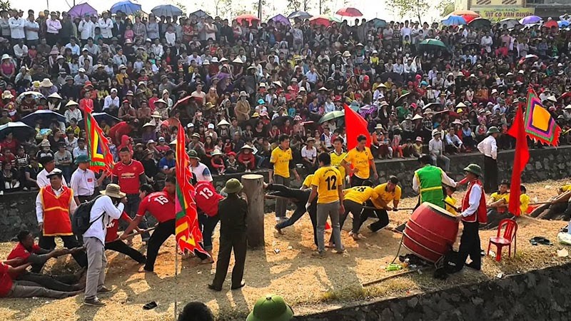 Trò chơi Kéo song Hương Canh Trò chơi Kéo song Hương Canh