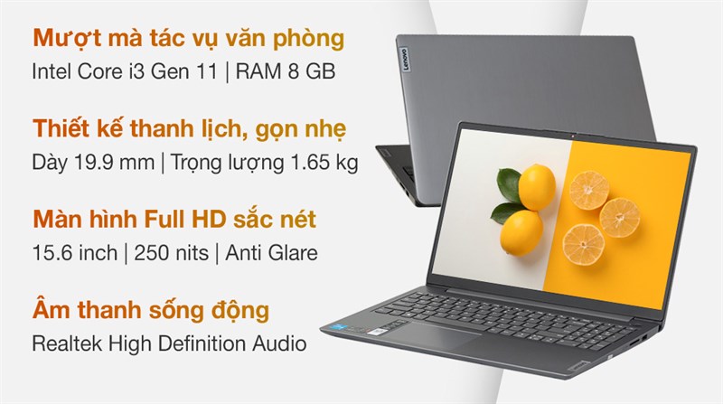 Lenovo Ideapad 3 15ITL6 i3 1115G4/8GB/512GB/Win10 (82H8004HVN) Lenovo Ideapad 3 15ITL6 i3 1115G4/8GB/512GB/Win10 (82H8004HVN)