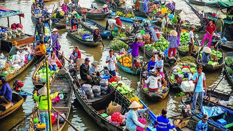 Chợ nổi Cái Bè Chợ nổi Cái Bè