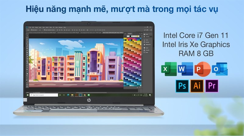 Laptop HP 15s fq2556TU i7 1165G7/8GB/512GB/Win10 Laptop HP 15s fq2556TU i7 1165G7/8GB/512GB/Win10