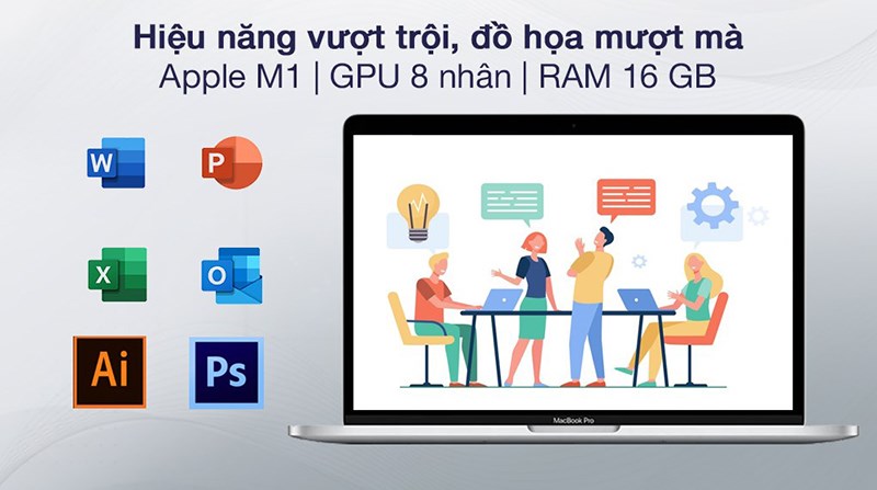 Laptop Apple MacBook Pro M1 2020 16GB/256GB/Silver Laptop Apple MacBook Pro M1 2020 16GB/256GB/Silver