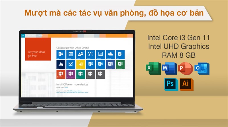Laptop Lenovo Ideapad 3 15ITL6 i3 1115G4/8GB/512GB/Win10 Laptop Lenovo Ideapad 3 15ITL6 i3 1115G4/8GB/512GB/Win10