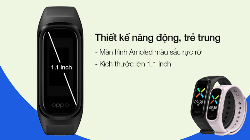 Thiết kế và màn hình của Oppo Band