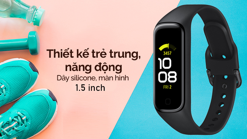 Màn hình của Samsung Galaxy Fit2 có kích thước 1.5 inch