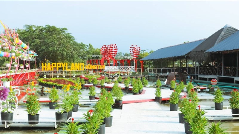 Khu vui chơi miệt vườn Happy Land Hùng Thy Khu vui chơi miệt vườn Happy Land Hùng Thy