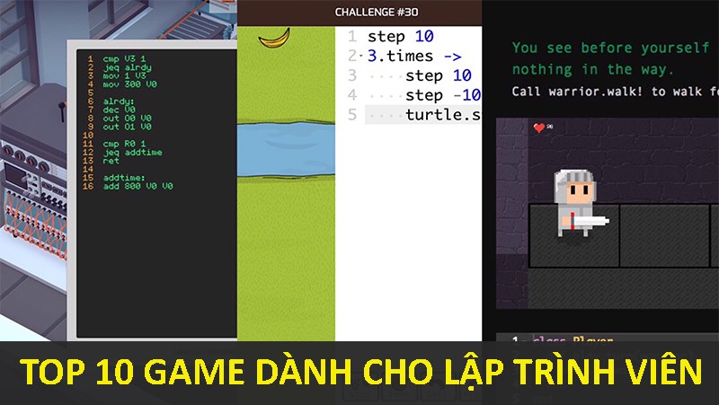 Top 10 game lập trình dành cho lập trình viên Top 10 game lập trình dành cho lập trình viên