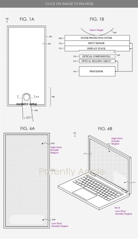 Apple được trao bằng sáng chế về công nghệ camera ẩn dưới màn hình Apple được trao bằng sáng chế về công nghệ camera ẩn dưới màn hình