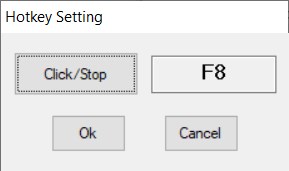 Thiết lập phím nóng Auto Click Thiết lập phím nóng Auto Click