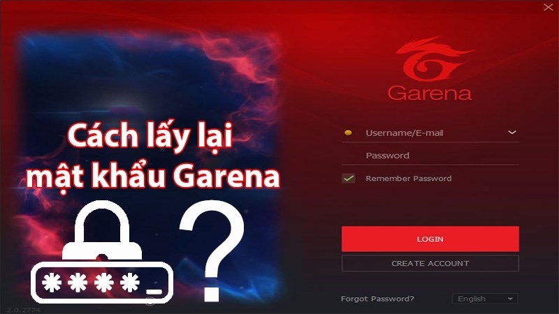 Cách lấy lại mật khẩu Garena Cách lấy lại mật khẩu Garena
