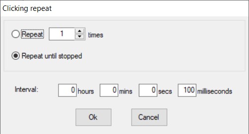 Repeat trong Clicking Repeat trong Clicking