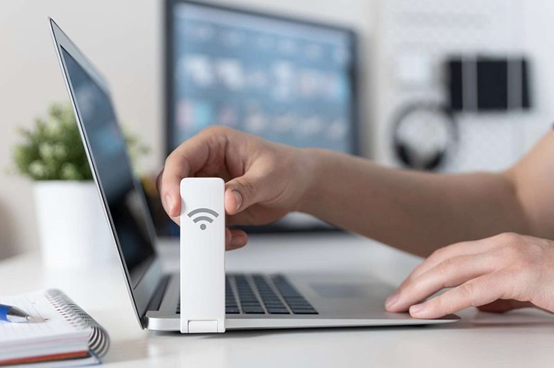 USB Wifi có kích thước nhỏ gọn, có tính thẩm mỹ cao