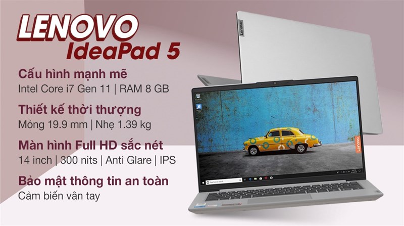 Lenovo IdeaPad 5 14ITL05 i7 1165G7/8GB/512GB/Win10 (82FE00KNVN) Lenovo IdeaPad 5 14ITL05 i7 1165G7/8GB/512GB/Win10 (82FE00KNVN)