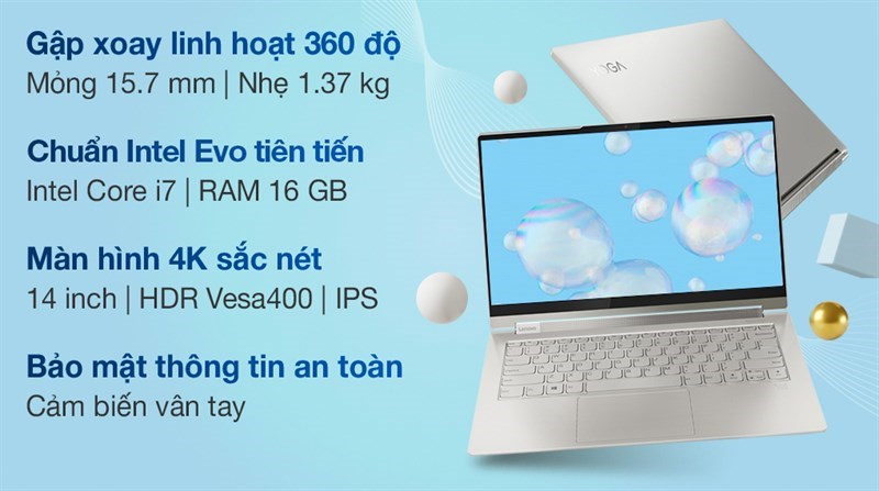 Lenovo Yoga 9 14ITL5 i7/1185G7/16GB/1TB SSD/Touch/Pen/Win10 (82BG006EVN) Lenovo Yoga 9 14ITL5 i7/1185G7/16GB/1TB SSD/Touch/Pen/Win10 (82BG006EVN)
