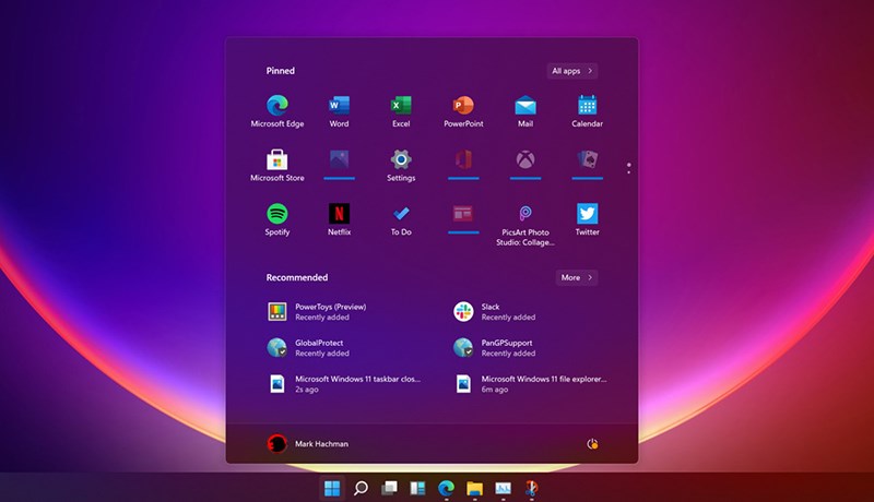 Giao diện Windows 11 Giao diện Windows 11