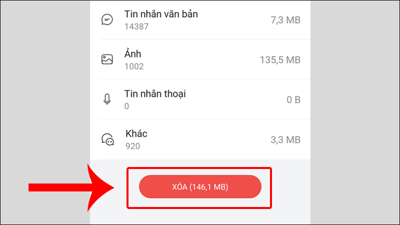 Chọn Xóa​