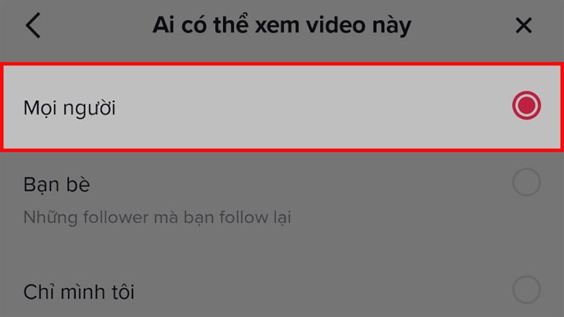 Chọn Mọi người Chọn Mọi người