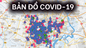 Cách xem bản đồ COVID-19 tại TP.HCM