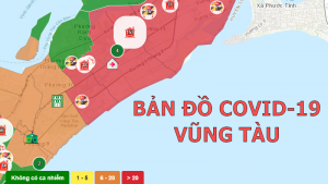 Cách xem bản đồ Covid-19 Vũng Tàu vùng xanh vùng đỏ