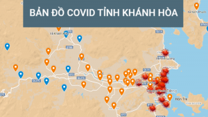 Cách xem bản đồ Covid-19 Nha Trang (Khánh Hoà) vùng xanh vùng đỏ