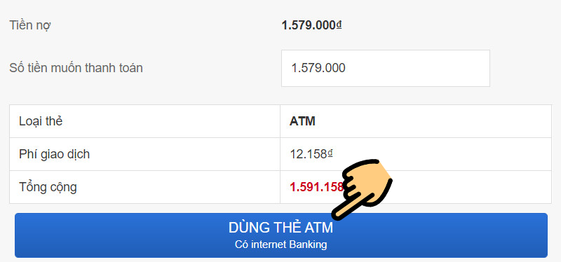 Dùng thẻ ATM Dùng thẻ ATM