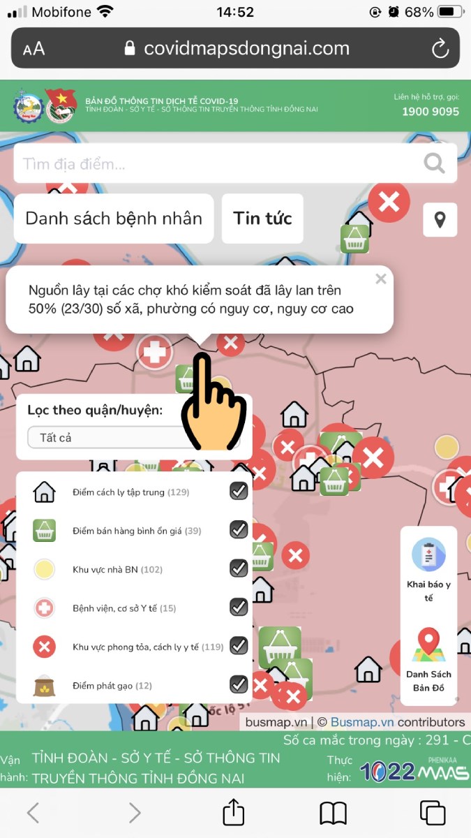 Nhấn vào từng khu vực để xem tổng quát tình hình dịch bệnh Covid-19 Nhấn vào từng khu vực để xem tổng quát tình hình dịch bệnh Covid-19