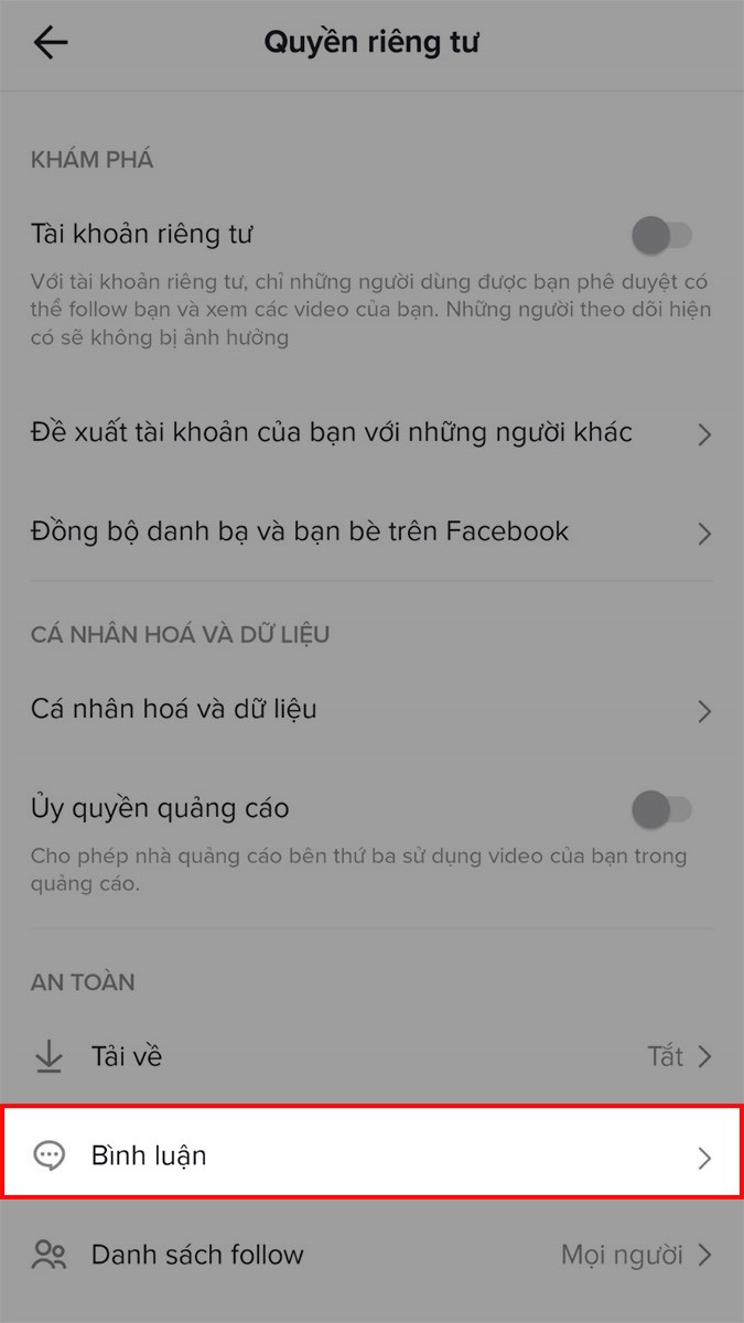 Chọn Bình luận Chọn Bình luận