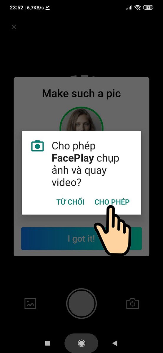 Chọn Cho phép Chọn Cho phép