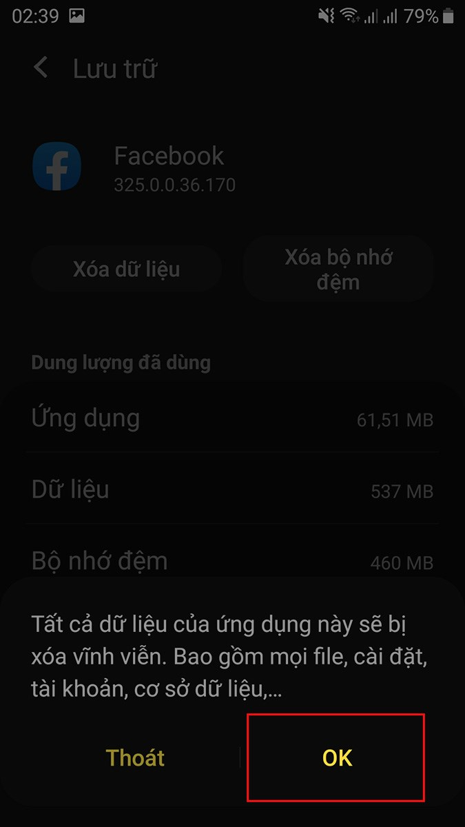 Chọn OK Chọn OK