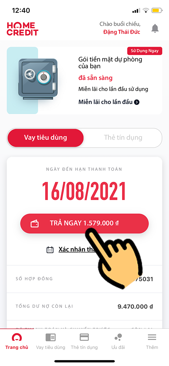 Trả ngay Trả ngay
