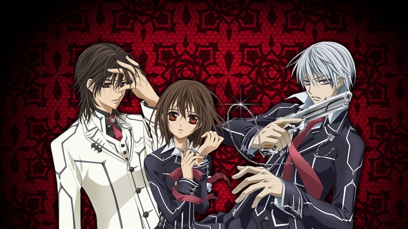 Kaname Kuran, Yuuki Cross và Zero Kiryu (từ trái qua) Kaname Kuran, Yuuki Cross và Zero Kiryu (từ trái qua)