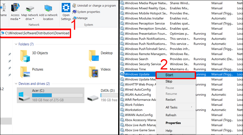 7-cach-khac-phuc-loi-0x80070490-khi-update-windows-10-hieu-qua10-800x445-1 Chọn Start tại Windows Update