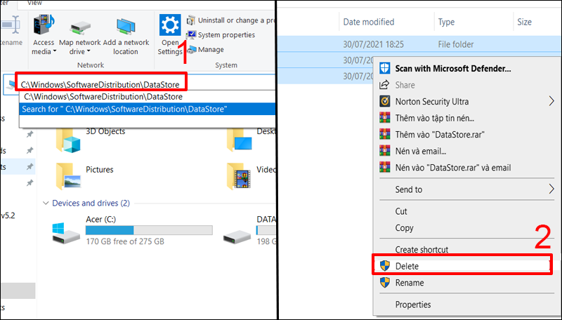 7-cach-khac-phuc-loi-0x80070490-khi-update-windows-10-hieu-qua9-800x456-1 Xóa hết các tệp trong DataStore