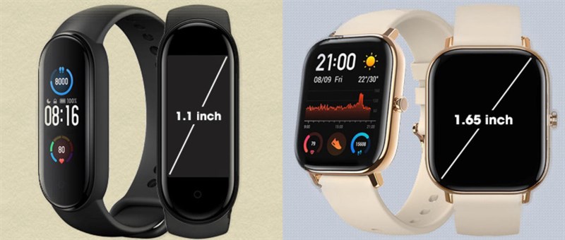 Smartband và smartwatch Smartband và smartwatch