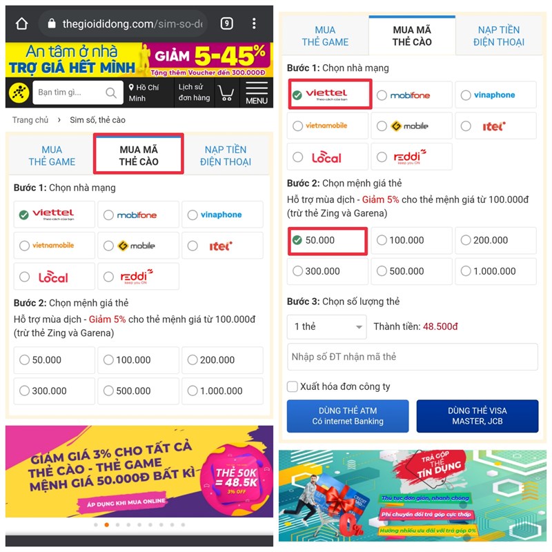 nạp card điện thoại online nạp card điện thoại online