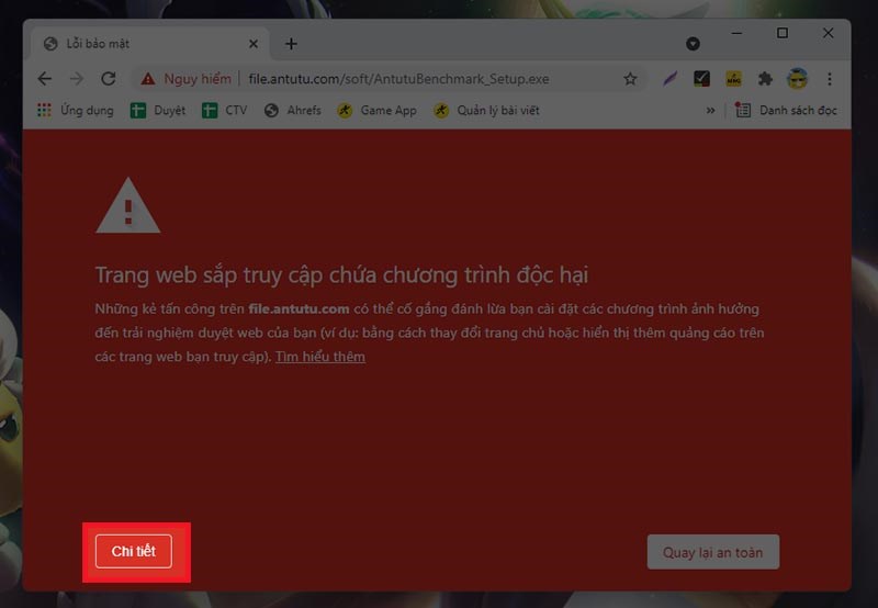 nhấn chọn Chi tiết nhấn chọn Chi tiết