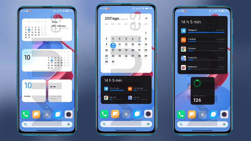 Hệ thống widget mới trên MIUI 12.5 Enhanced Edition khá giống iOS Hệ thống widget mới trên MIUI 12.5 Enhanced Edition khá giống iOS