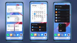Hệ thống widget mới trên MIUI 12.5 Enhanced Edition khá giống iOS
