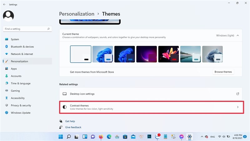 cách thay đổi theme Windows 11 cách thay đổi theme Windows 11